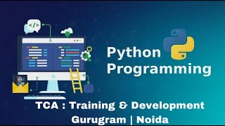 Python (the experience of starting) || TCA Gurgaon