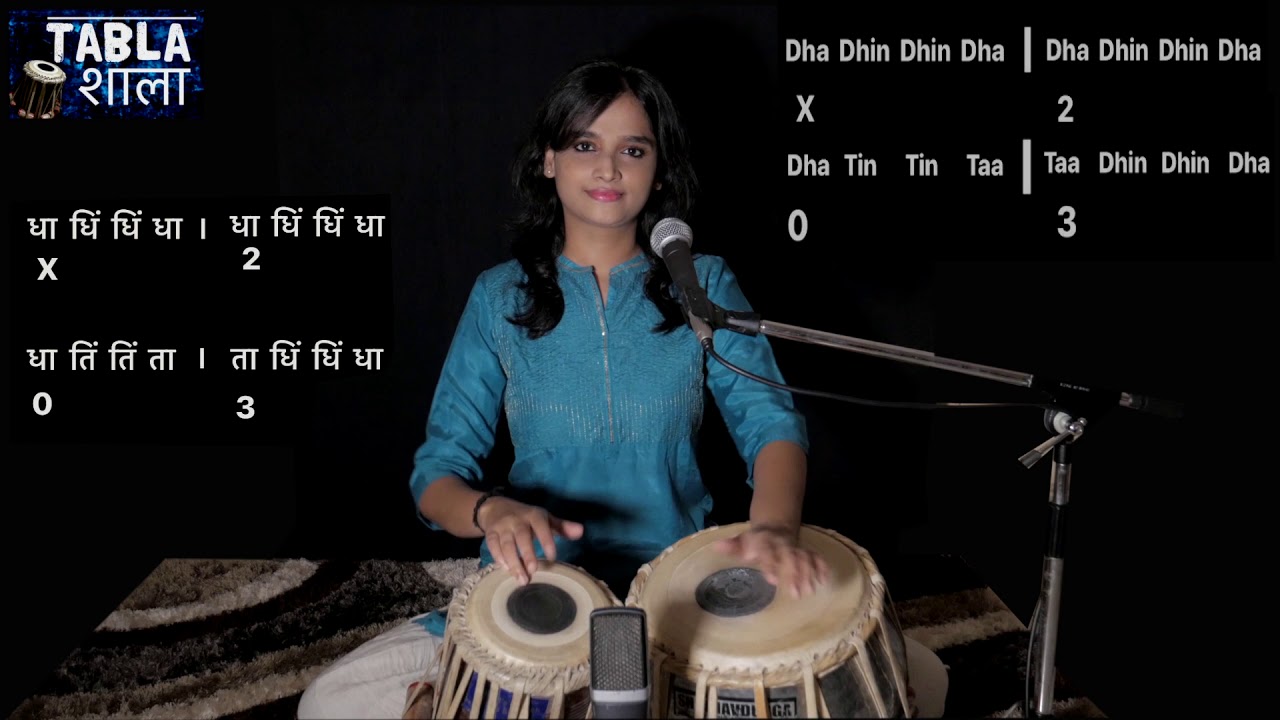 Taal Teentaal  Tritaal tutorial  by Tabla Shala