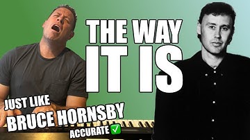 The Way It Is Bruce Hornsby Piano Lesson Tutorial - Without Reading Music