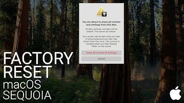 How-to Erase and Factory Reset macOS 15 Sequoia to Factory Settings