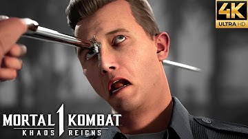 Mortal Kombat 1 - All Fatalities on T-1000 (4K 60FPS)