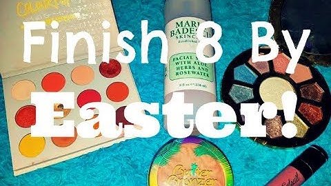 Finish 8 By Easter INTRO! | Project Pan Collab