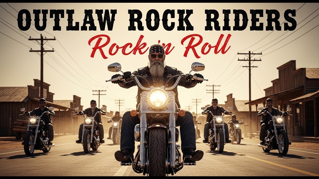 Outlaw Rock N Riders 🔥 Steel Roads & Wild Riffs | Ultimate Biker Rock Anthem