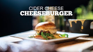 Cider Cheese Sauce Cheeseburger