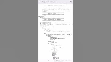 Class 12 cs project python and mysql hospital management