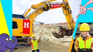 Moritz und die Maschinen: Auf der Baustelle mit Bagger | Der Elefant | WDR screenshot 5