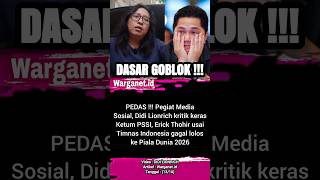 Ketum Pssi, Erick Thohir Dikritik Keras. 1310