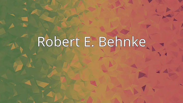 Robert E. Behnke