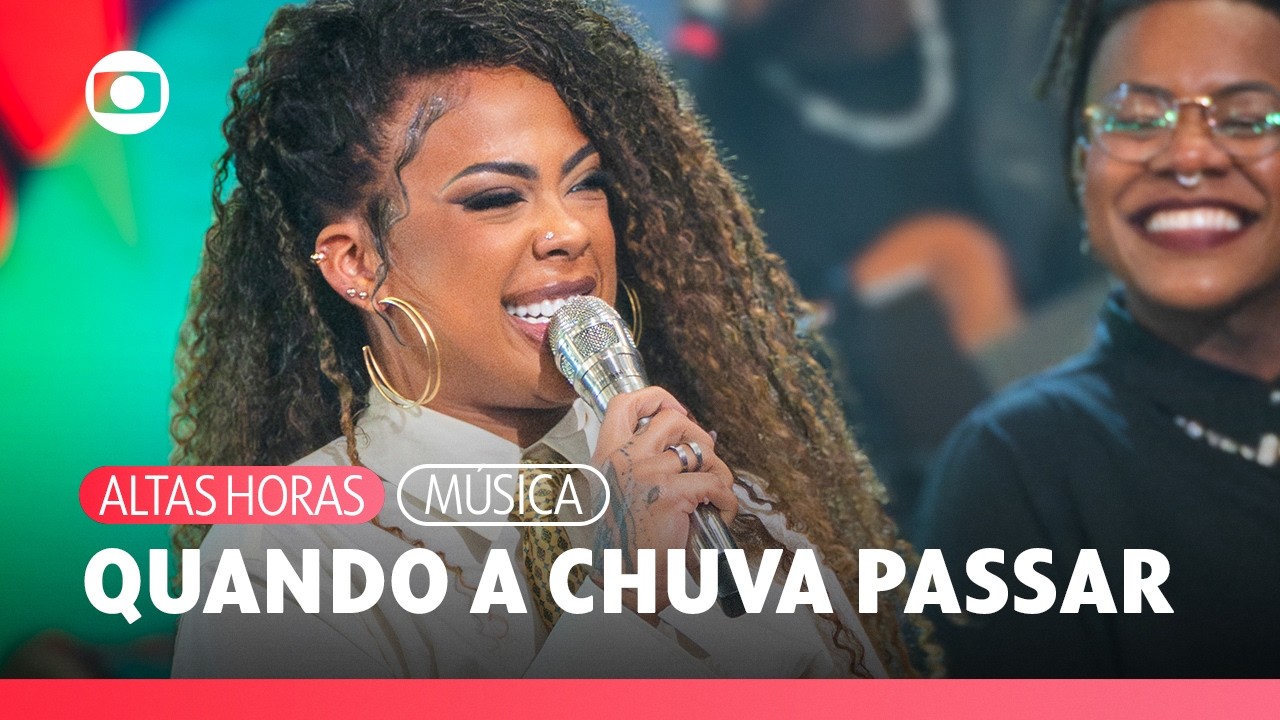 Marvvila solta a voz com 'Quando a Chuva Passar' de Ivete Sangalo! | Altas Horas | TV Globo