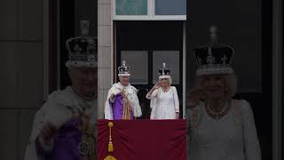 The royal family wave from the Buckingham Palace balcony on coronation day | Bazaar UK