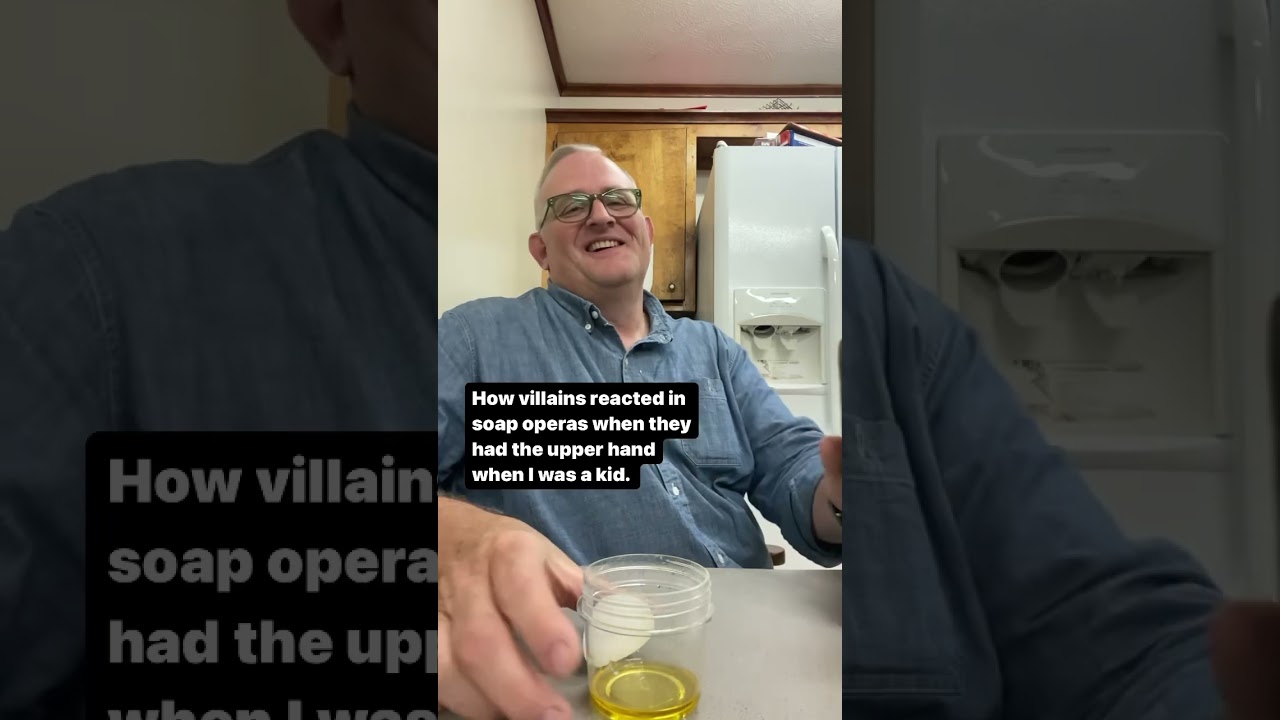 How villains react in soap operas when they have the upper hand