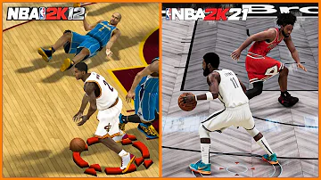 ANKLE BREAKERS evolution with KYRIE IRVING [NBA 2K12 - NBA 2K21]