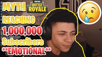 TSM Myth Reaching 1Mill Subs (VERY EMOTIONAL) - Top Best Players on Fortnite