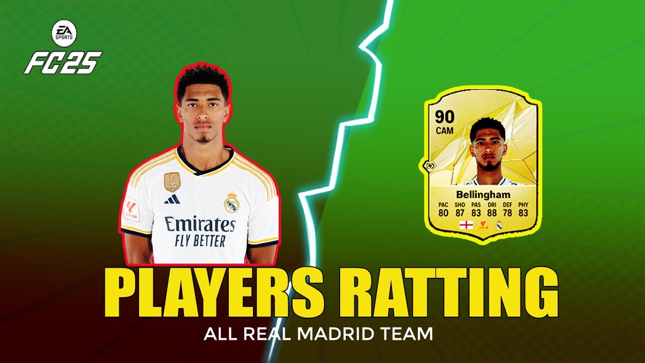FC 25 | Players New Ratting | All Real Madrid Team Players in 2025 | EA ...