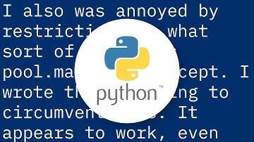 Multiprocessing: How to use Pool.map on a function defined in a class?