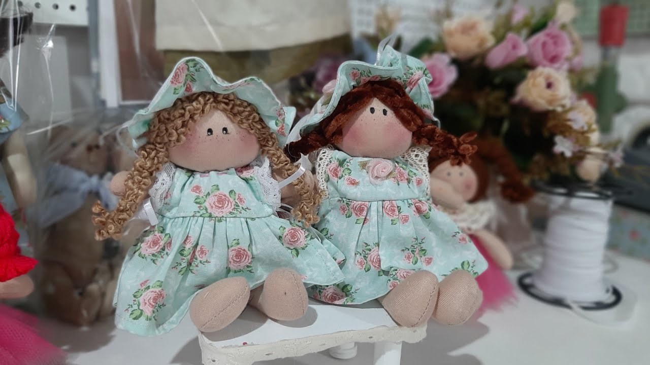 Chaveiro boneca de pano( chaveiro)