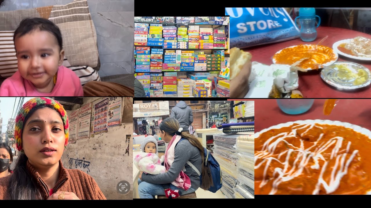 Shopping 🛍️ par gaye aaj saavi baby ke sath 🥰 saavi ki shopping 🛍️ karne ❤️