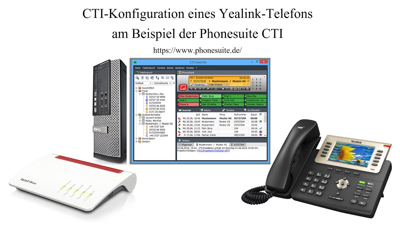 Review: Yealink T42G, T46G, T48G [deutsch]