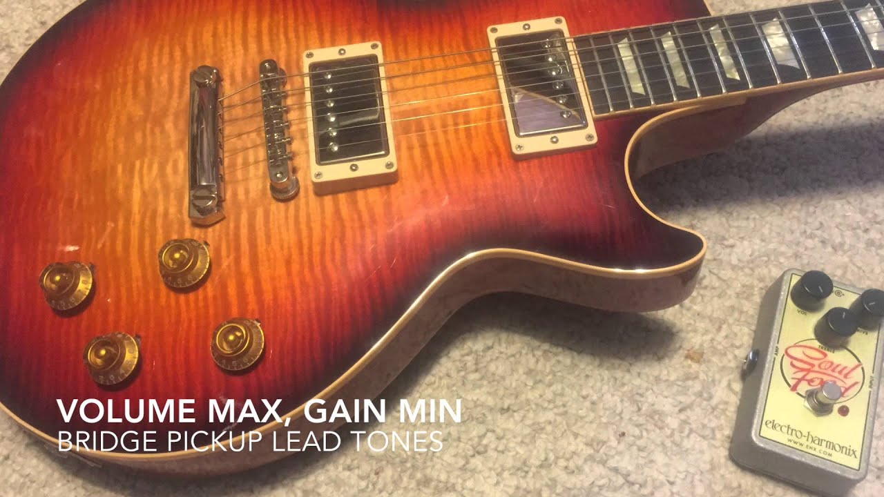 Tone City Bad Horse vs EHX Soul Food R9 Les Paul