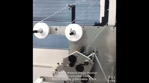 4+2 Label Ribbon Flexo Printer