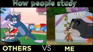 How other's study VS how I study (Tom and Jerry funny meme 🤣) by Humour Heaven  5,497 views 1 year ago 54 seconds