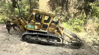 D7G Bulldozer Paving the way for construction equipment on difficult roads
