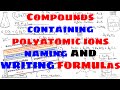 Mastering Polyatomic Ions: Naming Compounds and Writing Formulas