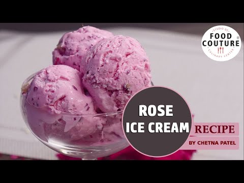 Rose Ice cream | How to make Rose Ice Cream