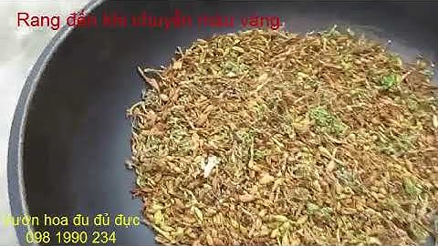 Hướng dẫn sao vàng hạ thổ hoa đu đủ đực khô