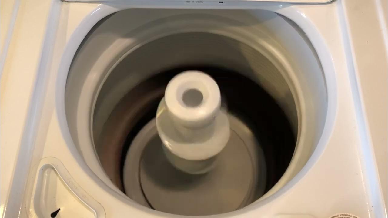 Amana NTW4516FW Full Drain/Spin Cycle YouTube