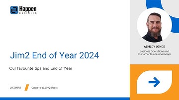 [Webinar] Jim2 Upskill Webinar - End of Year 2024 Tips