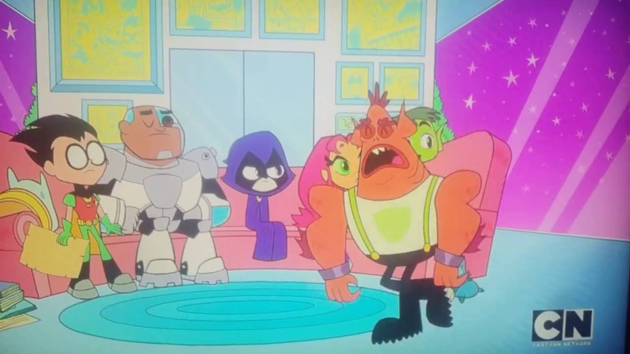 Teen Titans Go Booty Scooty Dance Monster Version Youtube 