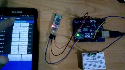 Simple Demo Arduino Interface With Bluetooth Module