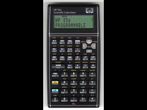 HP 35s Programmable Scientific Calculator Review and Tutorial