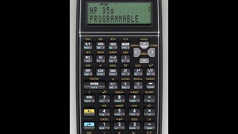 HP 35s Programmable Scientific Calculator Review and Tutorial