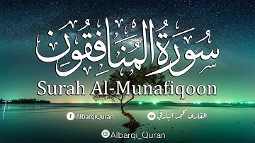 سورة المنافقون كاملة .. تلاوة عطره ❤️  القارئ محمد البارقي Surah Al-Munafiqoon