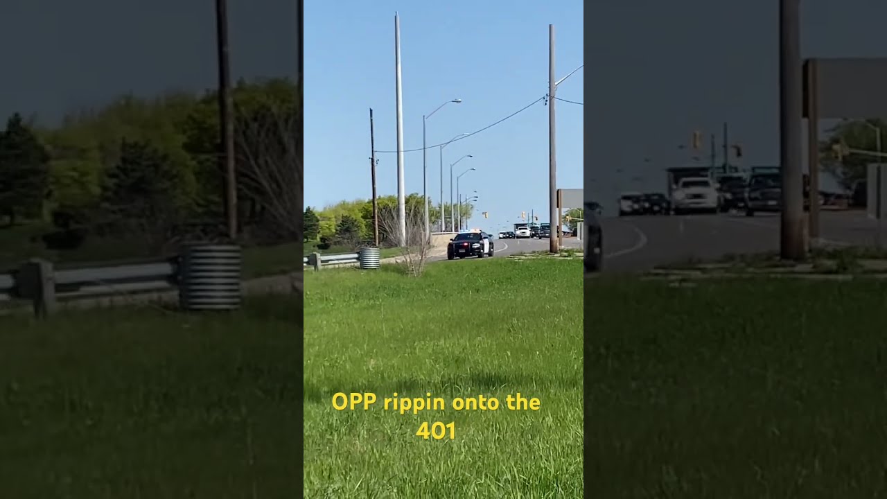 OPP Rippin Onto Highway 401 Ontarioprovincialpolice