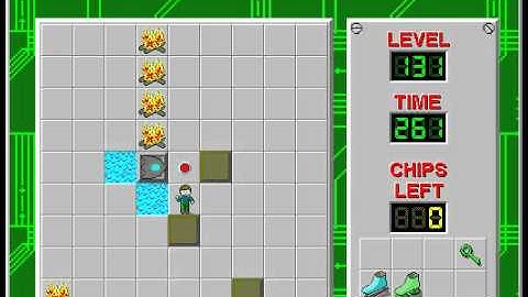 CCLP2 level 131 solution - 241 seconds