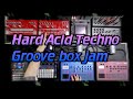 Hard Acid Techno Groove box jam/ Uplifting with KAOSS PAD effects, electribe,TD-3 etc/ BPM=153