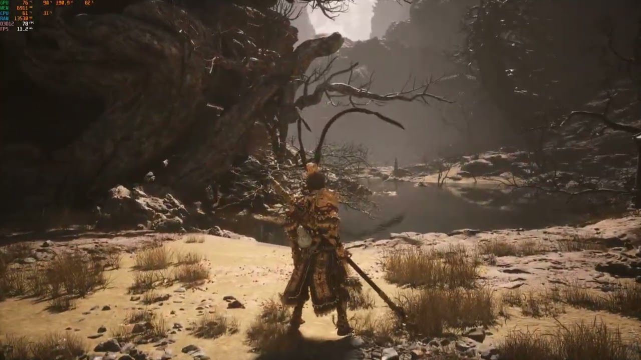 GTX 1080 TI BLACK WUKONG DLSS FRAMEGEN 4X