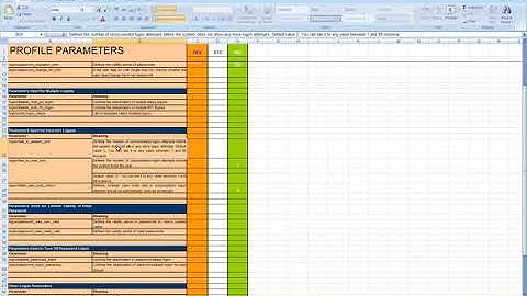 14. SAP Security Profile Parameters