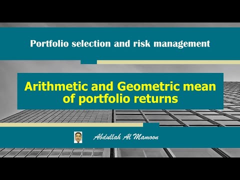 Arithmetic and geometric mean returns