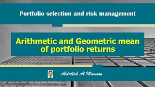 Arithmetic and geometric mean returns