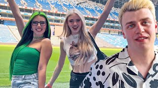 Thumbnail for PAPAPLATTE, DILARA UND ICH ÜBERNEHMEN EIN STADION ⚽ I VLOG 129