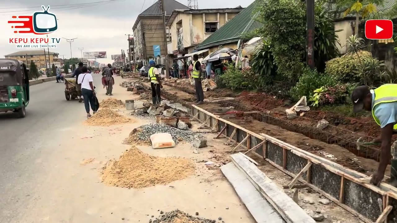 Пешеходная дорожка и благоустройство дороги ABA OWERRI RD