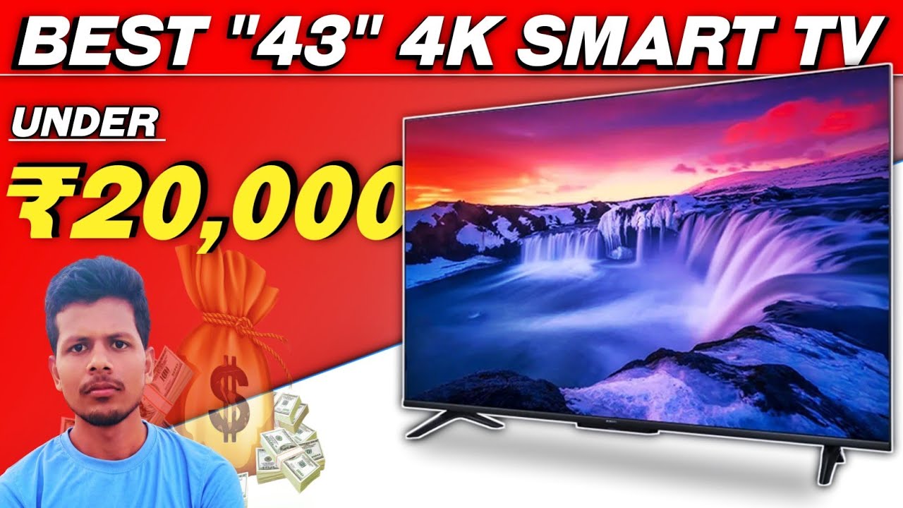 Top 5 Best 43 Inch 4K Smart TV Under 20000🔥 Smart tv under 20000 | 43 Inch 4k TV 2025