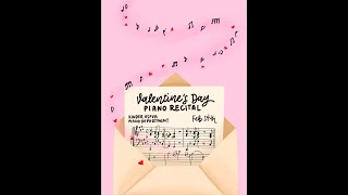 Kinder HSPVA Winter Valentine's Day Piano Concert 2021