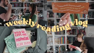 WEEKLY READING VLOG | cowboy romance era, more animal crossing & book hauls