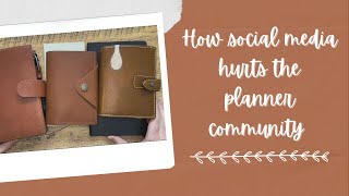 How Social Media Hurts the Planner Community