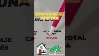 La importancia de tener un buen crédito para comprar casa #finanzaspersonales #educacionfinanciera